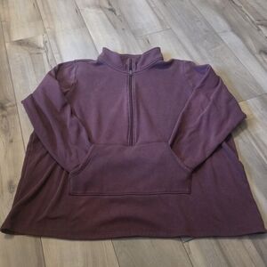 Torrid Deep Burgundy Fleece Pullover